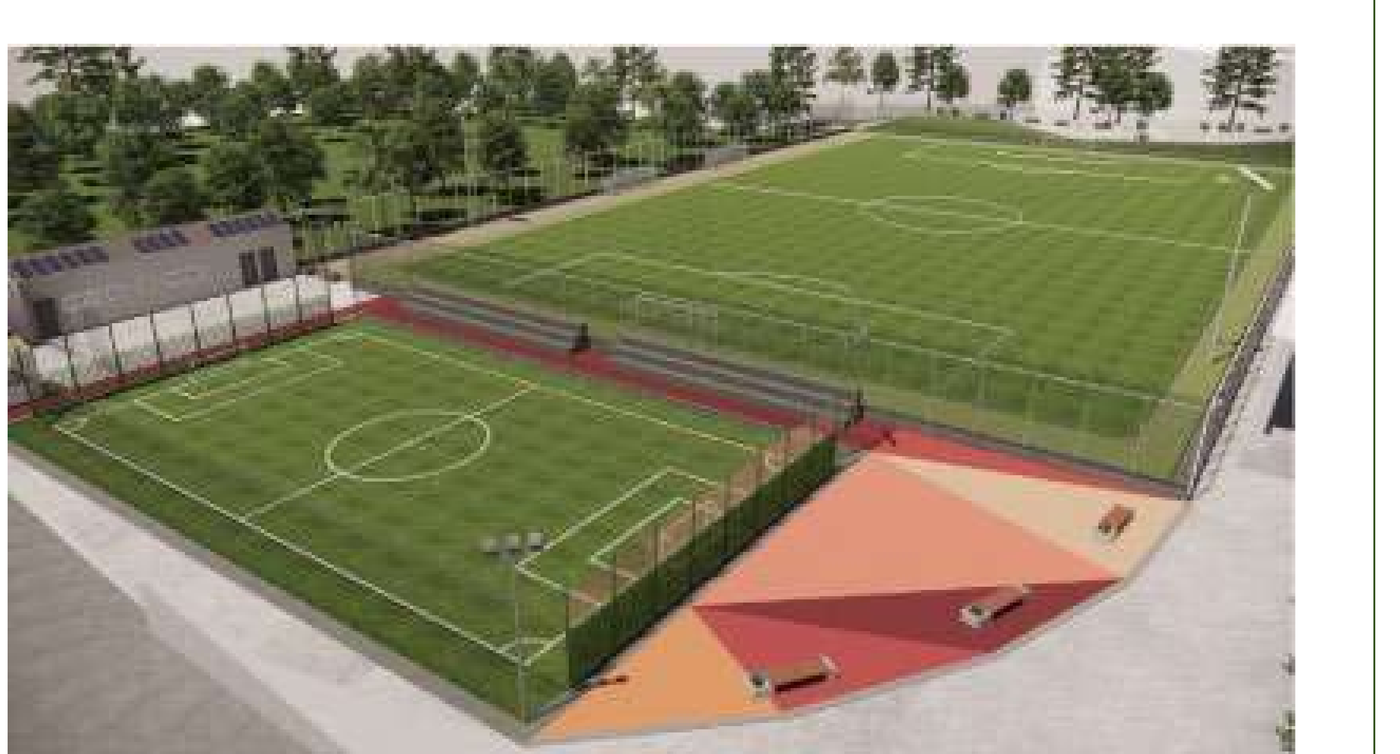 856mila euro per il campo sportivo, e intorno è ancora cantiere